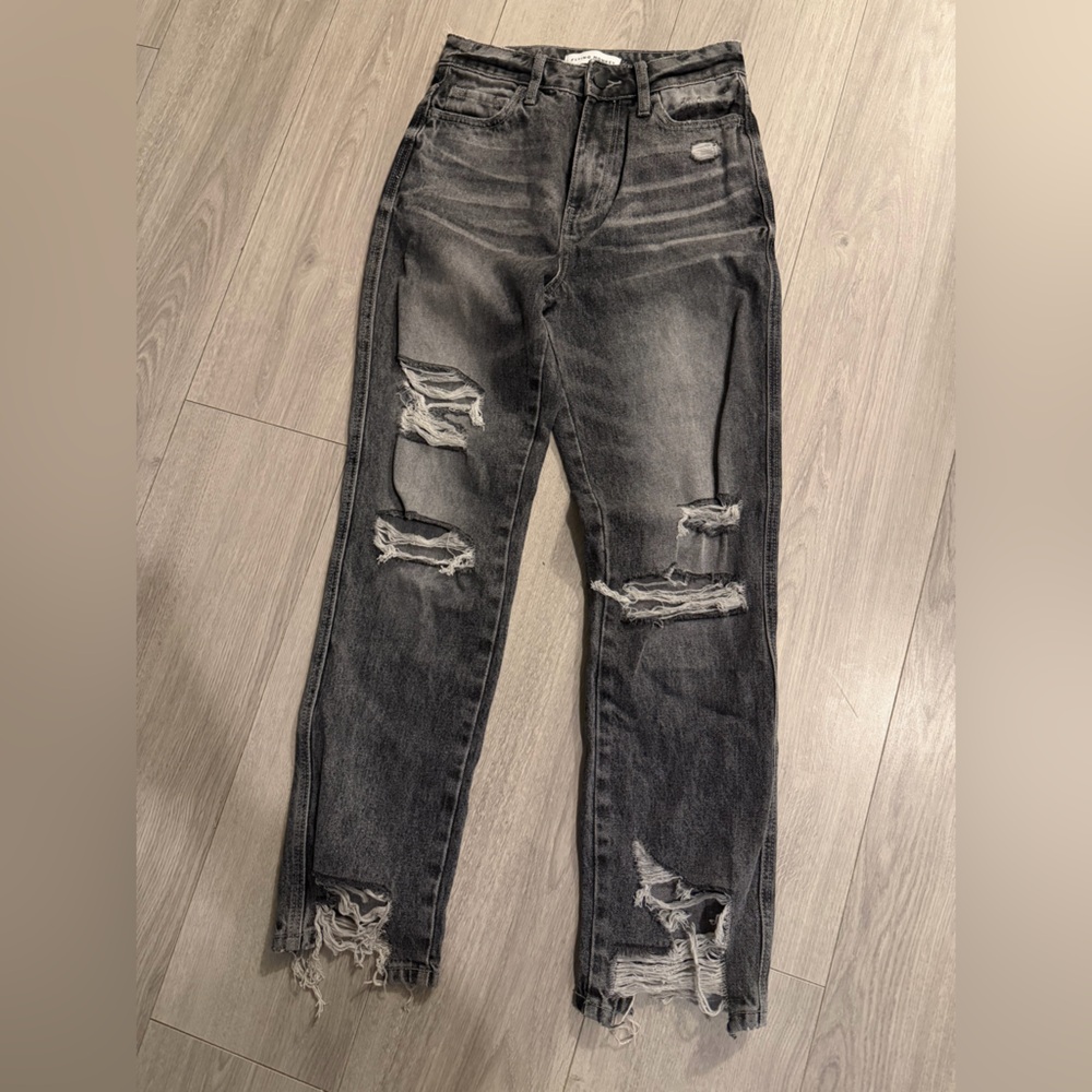 Flying Monkey High Rise Straight Jeans